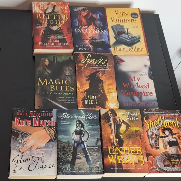 Other - Fantasy and Paranormal Books, Vampires 10 Paperbacks Ilona Andrews, Macalister